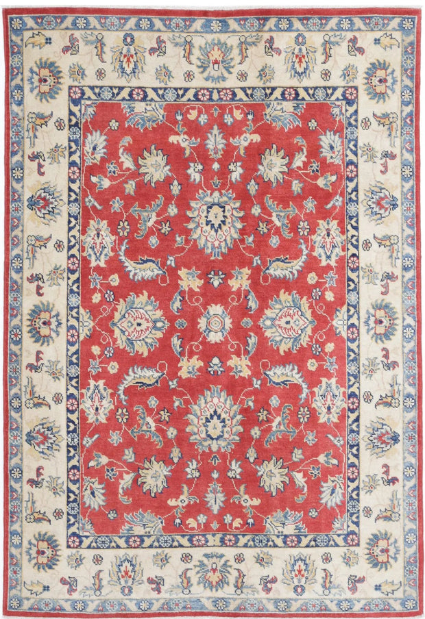 Hand Knotted Ziegler Farhan Gul Wool Rug 4' 8" x 6' 10" - No. AT14779