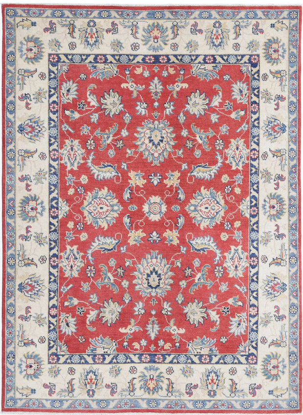 Hand Knotted Ziegler Farhan Gul Wool Rug 4' 9" x 6' 8" - No. AT85239