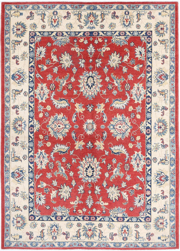 Hand Knotted Ziegler Farhan Gul Wool Rug 4' 9" x 6' 9" - No. AT10668