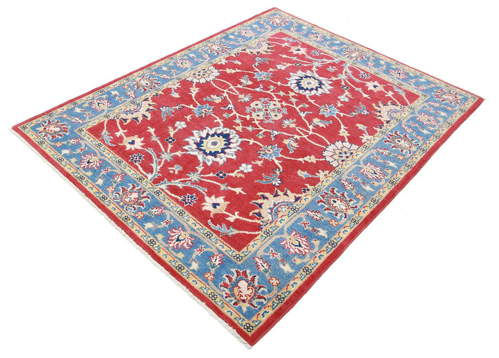Afghan Ziegler Farhan Gul Rug 5' 0" x 6' 3" Hand-Knotted | No. AT31758