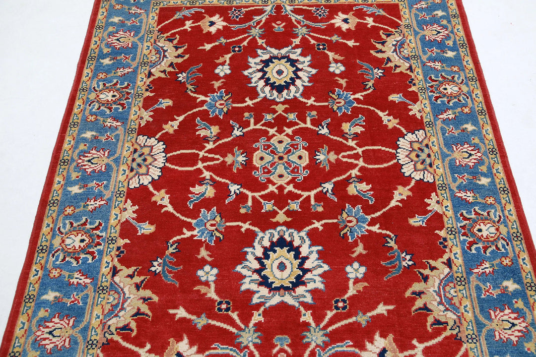 Afghan Ziegler Farhan Gul Rug 5' 0" x 6' 3" Hand-Knotted | No. AT31758