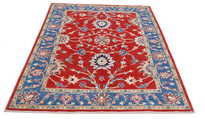 Afghan Ziegler Farhan Gul Rug 5' 1" x 6' 6" Hand-Knotted | No. AT79133