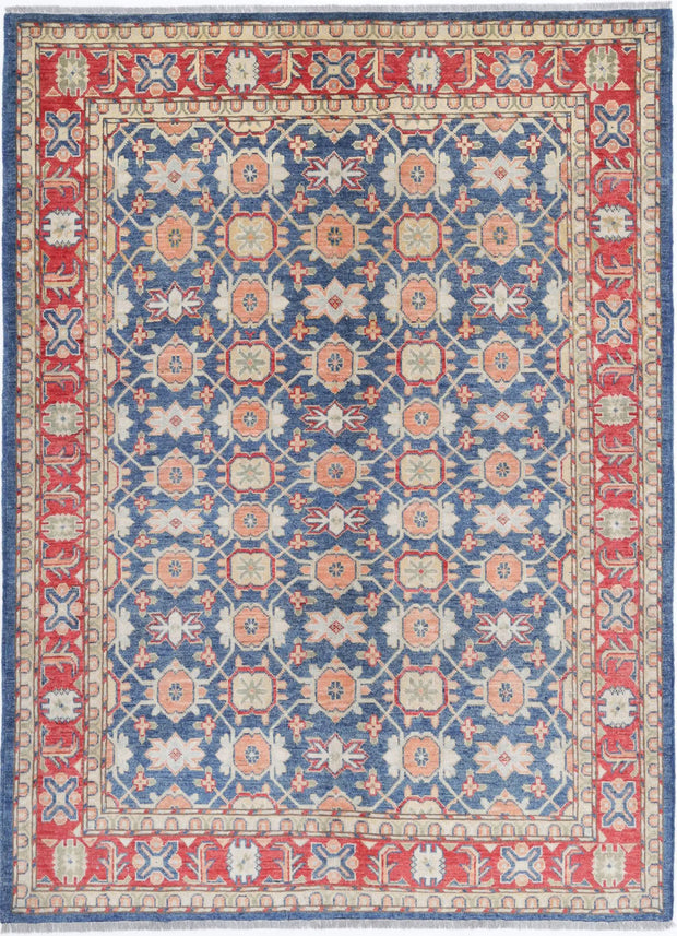 Hand Knotted Ziegler Farhan Gul Wool Rug 5' 1" x 7' 3" - No. AT64202