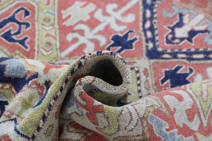 Afghan Ziegler Rug 5' 2" x 6' 11" Hand-Knotted | No. AT14664