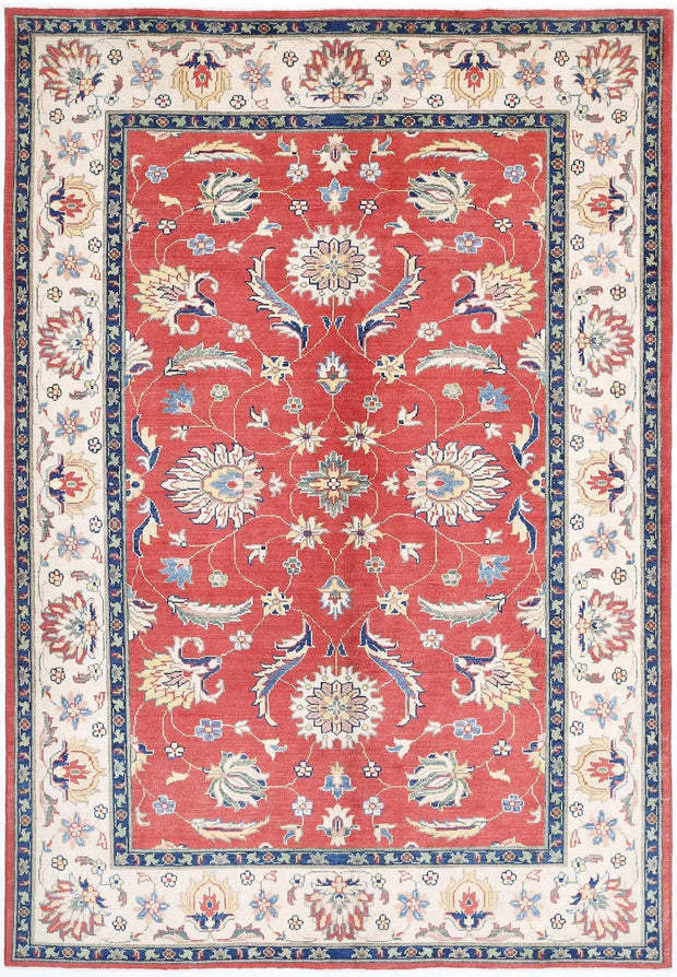 Hand Knotted Ziegler Farhan Gul Wool Rug 6' 5" x 9' 8" - No. AT51201