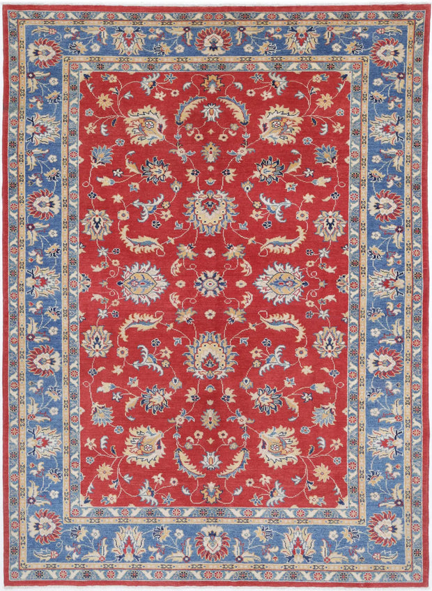 Hand Knotted Ziegler Farhan Gul Wool Rug 6' 6" x 9' 3" - No. AT36616