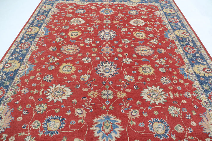 Afghan Ziegler Rug 8' 11" x 11' 0" Hand-Knotted | No. AT14389