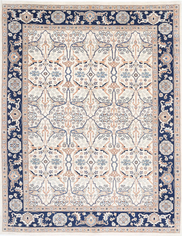 Hand Knotted Ziegler Farhan Gul Wool Rug 8' 11" x 11' 5" - No. AT77826
