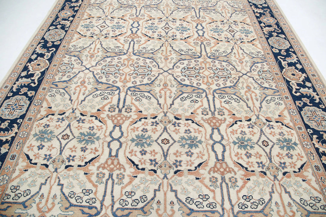 Afghan Ziegler Rug 8' 11" x 11' 5" Hand-Knotted | No. AT77826