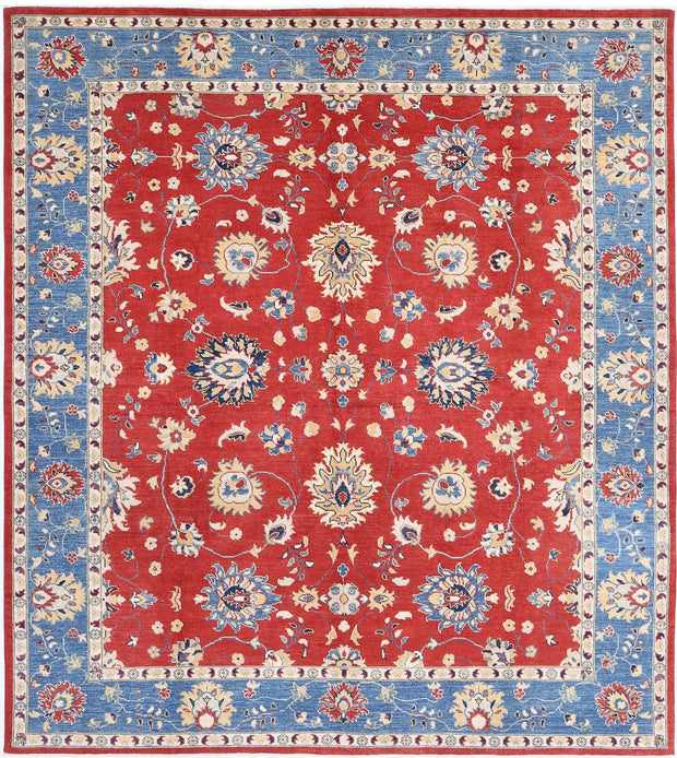 Hand Knotted Ziegler Farhan Gul Wool Rug 8' 3" x 9' 3" - No. AT35267