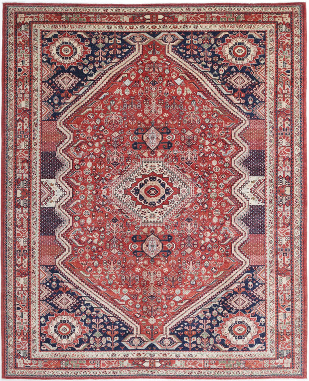 Hand Knotted Ziegler Farhan Gul Wool Rug 9' 1" x 11' 7" - No. AT22105