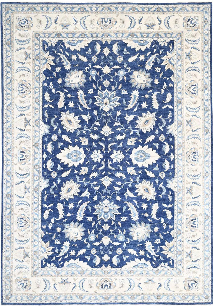 Afghan Ziegler Farhan Rug 12' 11" x 19' 0" Hand-Knotted