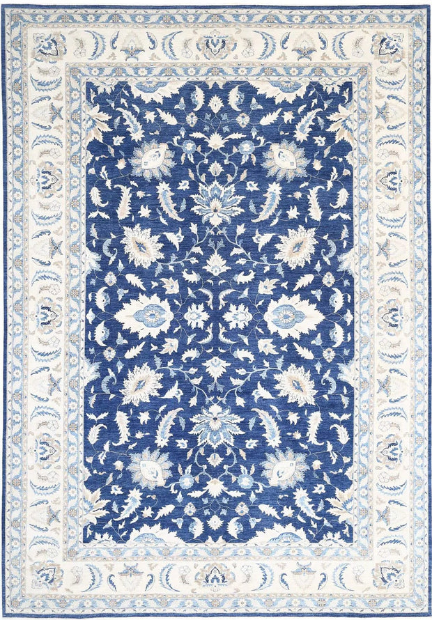 Hand Knotted Ziegler Farhan Wool Rug 12' 11" x 19' 0" - No. AT11768