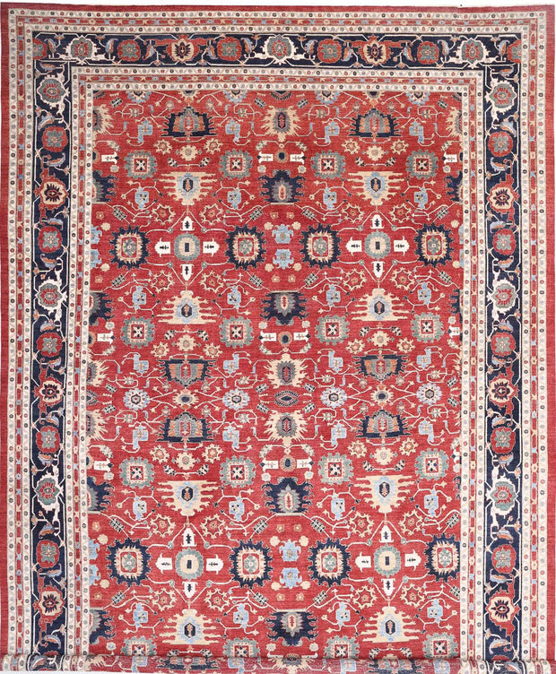Hand Knotted Ziegler Farhan Wool Rug 17' 8" x 25' 9" - No. AT77915