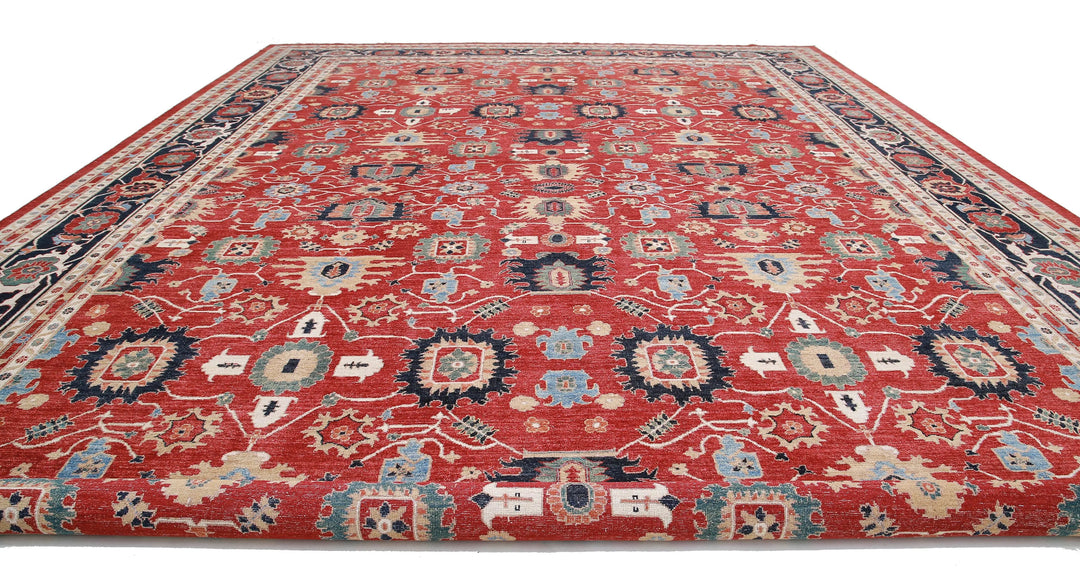 Afghan Ziegler Farhan Rug 17' 8" x 25' 9" Hand-Knotted | No. AT77915