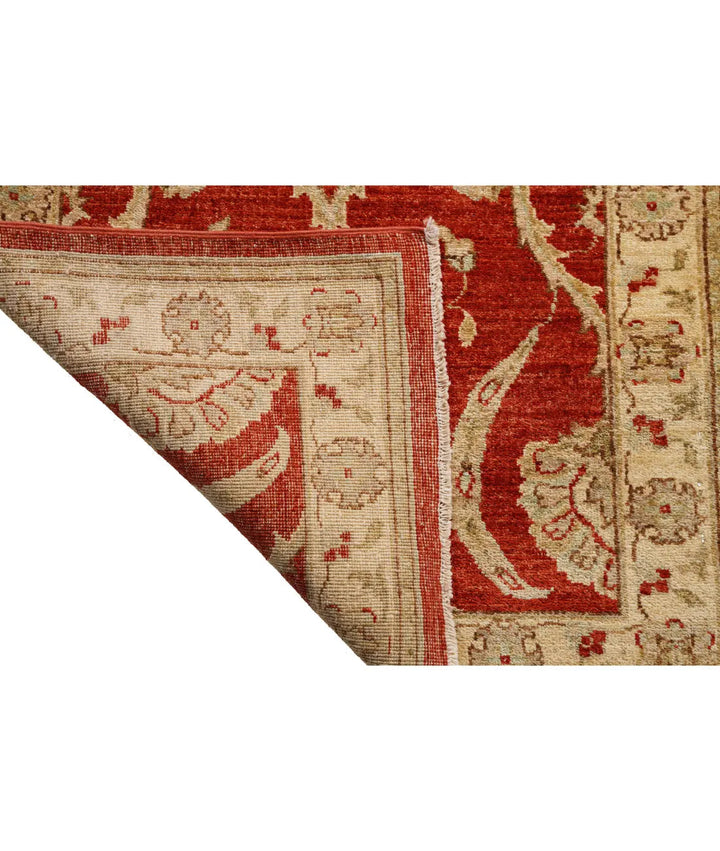 Red Afghan Ziegler Rug 2' 7" x 15' 2" Hand-Knotted view 9