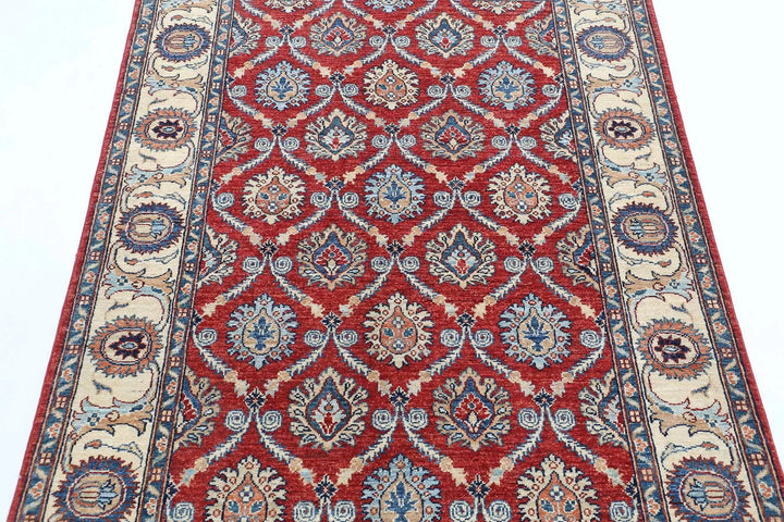 Afghan Ziegler Farhan Rug 3' 10" x 5' 9" Hand-Knotted | No. AT46057