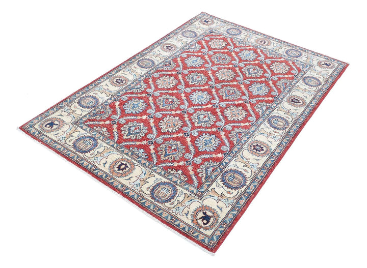 Afghan Ziegler Farhan Rug 3' 10" x 5' 9" Hand-Knotted | No. AT46057