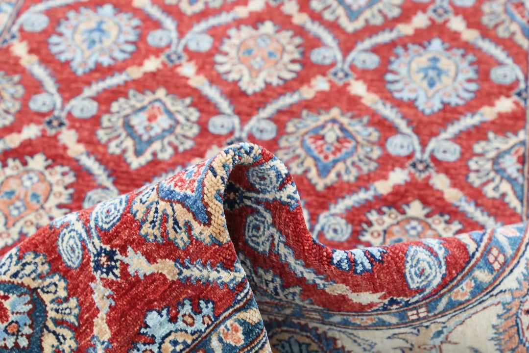 Afghan Ziegler Farhan Rug 3' 10" x 5' 9" Hand-Knotted | No. AT46057