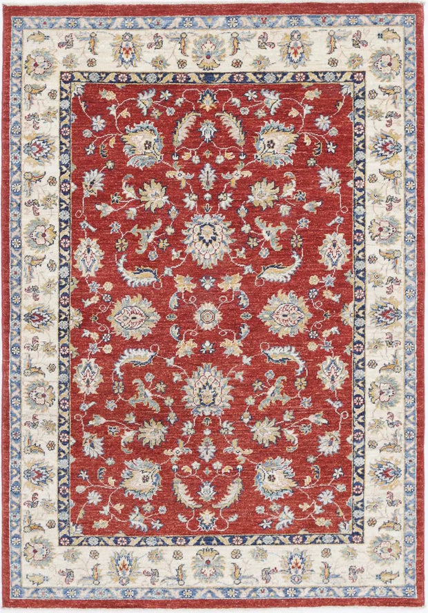 Hand Knotted Ziegler Farhan Wool Rug 3' 11" x 5' 9" - No. AT40259