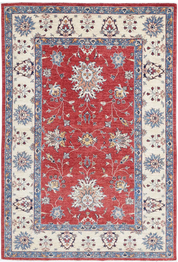 Hand Knotted Ziegler Farhan Wool Rug 3' 11" x 6' 0" - No. AT98277