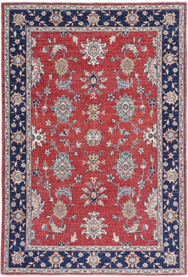 Hand Knotted Ziegler Farhan Wool Rug 3' 9" x 5' 9" - No. AT80692