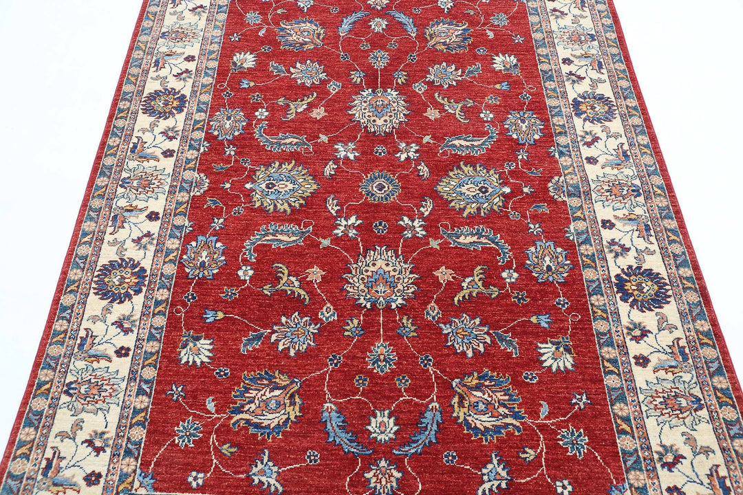 Hand Knotted Ziegler Farhan Wool Rug 4' 9" x 6' 7" - No. AT357168