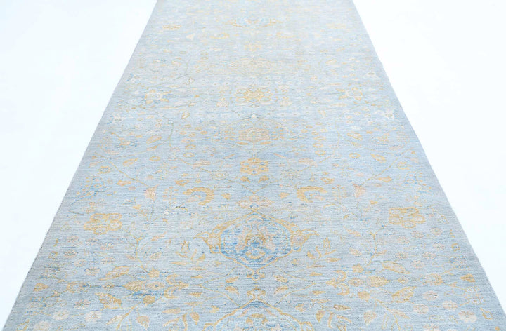 Hand Knotted Ziegler Farhan Wool Rug 5' 0" x 11' 9" - No. AT46777
