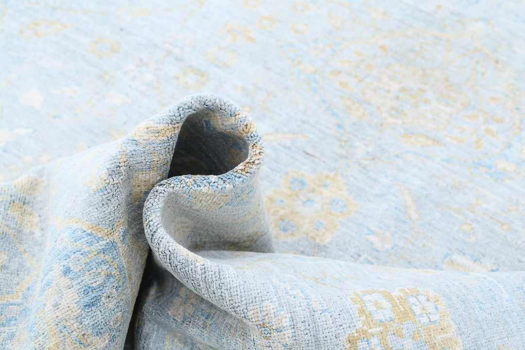 Hand Knotted Ziegler Farhan Wool Rug 5' 0" x 11' 9" - No. AT46777