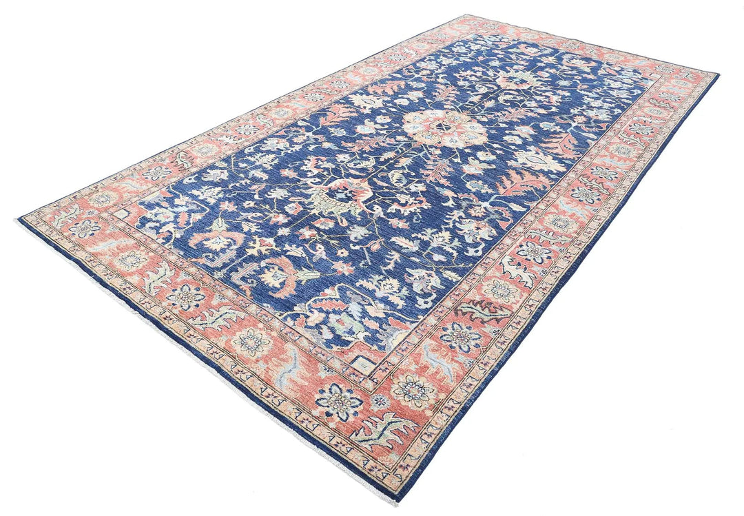 Afghan Ziegler Rug 6' 3" x 11' 6" Hand-Knotted | No. AT88996