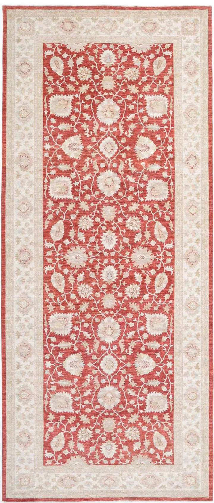 Afghan Ziegler Farhan Rug 6'7" x 16'0" Hand-Knotted