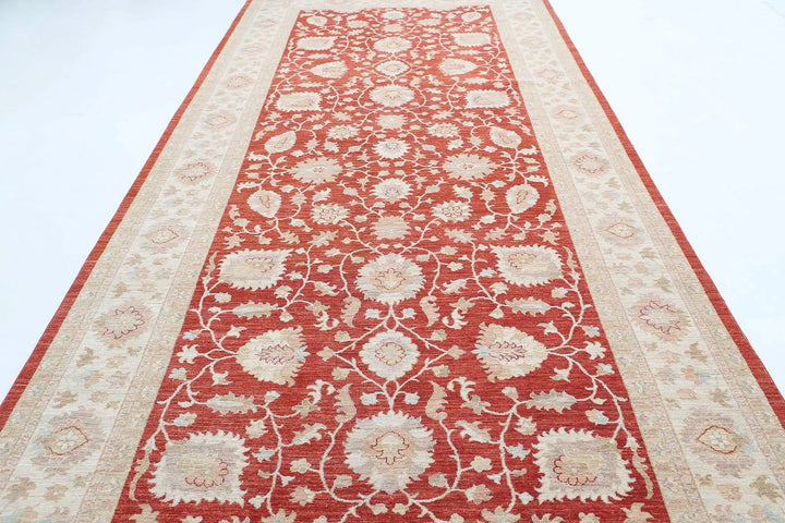 Afghan Ziegler Farhan Rug 6'7" x 16'0" Hand-Knotted | No. AT66563