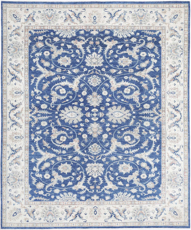 Hand Knotted Ziegler Farhan Wool Rug 7' 10" x 9' 6" - No. AT56303