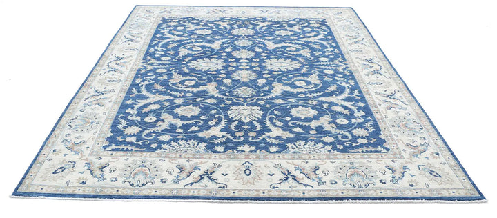 Afghan Ziegler Farhan Rug 7' 10" x 9' 6" Hand-Knotted | No. AT56303