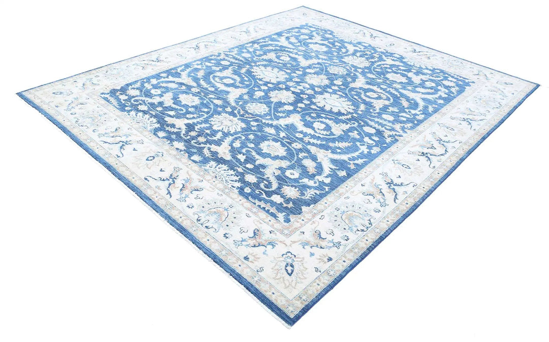 Afghan Ziegler Farhan Rug 7' 10" x 9' 6" Hand-Knotted | No. AT56303