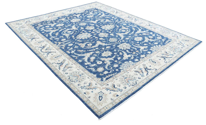 Afghan Ziegler Farhan Rug 7' 10" x 9' 6" Hand-Knotted | No. AT56303