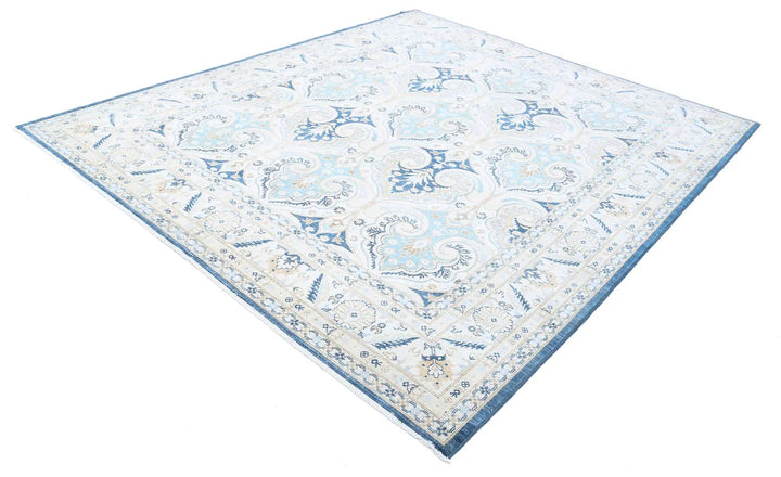 Afghan Ziegler Rug 8' 2" x 9' 5" Hand-Knotted | No. AT43563