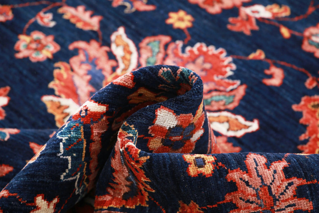 Afghan Ziegler Rug 9' 11" x 13' 7" Hand-Knotted | No. AT23738