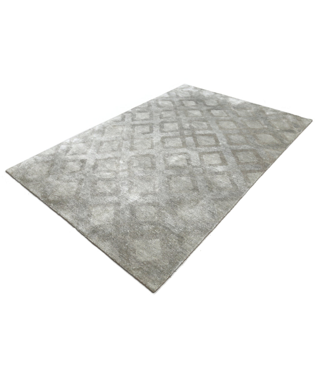 Hand Knotted Tibetan Roscoe Viscose Linen & Cotton Rug 5' 0" x 8' 0" - No. AT74253
