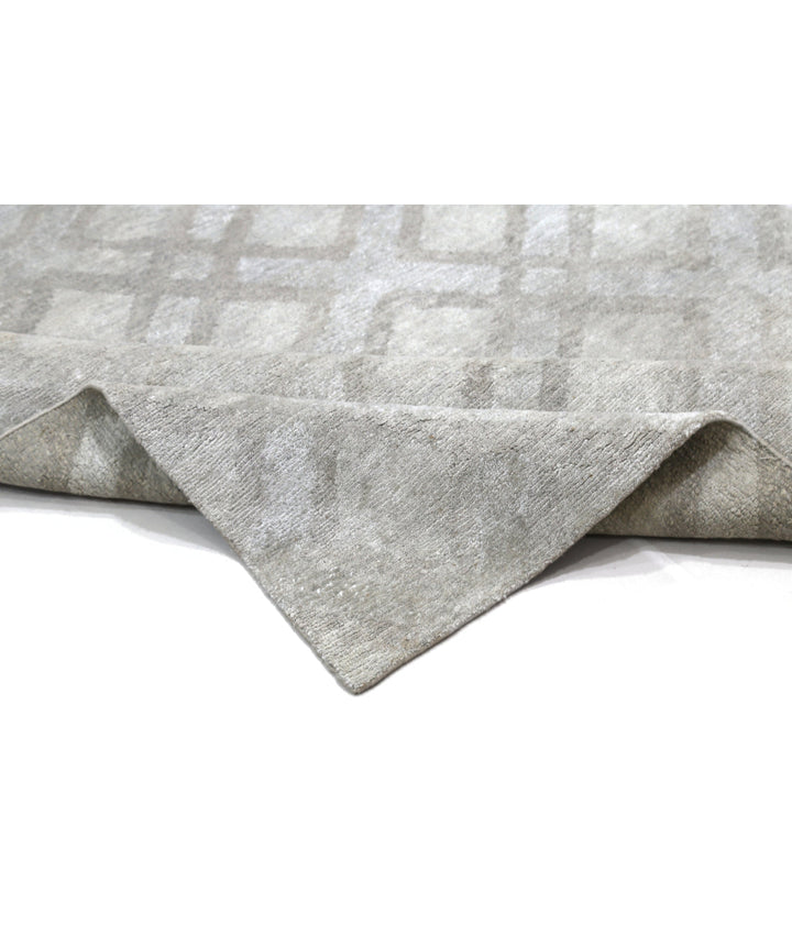 Hand Knotted Tibetan Roscoe Viscose Linen & Cotton Rug 5' 0" x 8' 0" - No. AT74253