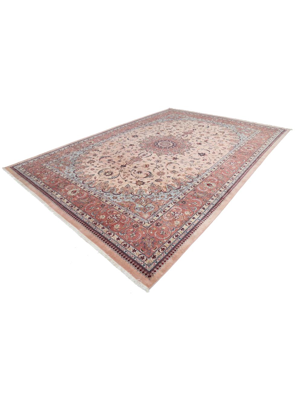 Rust Pakistani Oriental Rug 9' 11" x 14' 2" Hand-Knotted | No. AT57064
