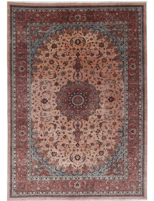 Hand Knotted Traditional Pak Heritage Fine Wool Rug 9' 11" x 14' 2" - No. AT57064