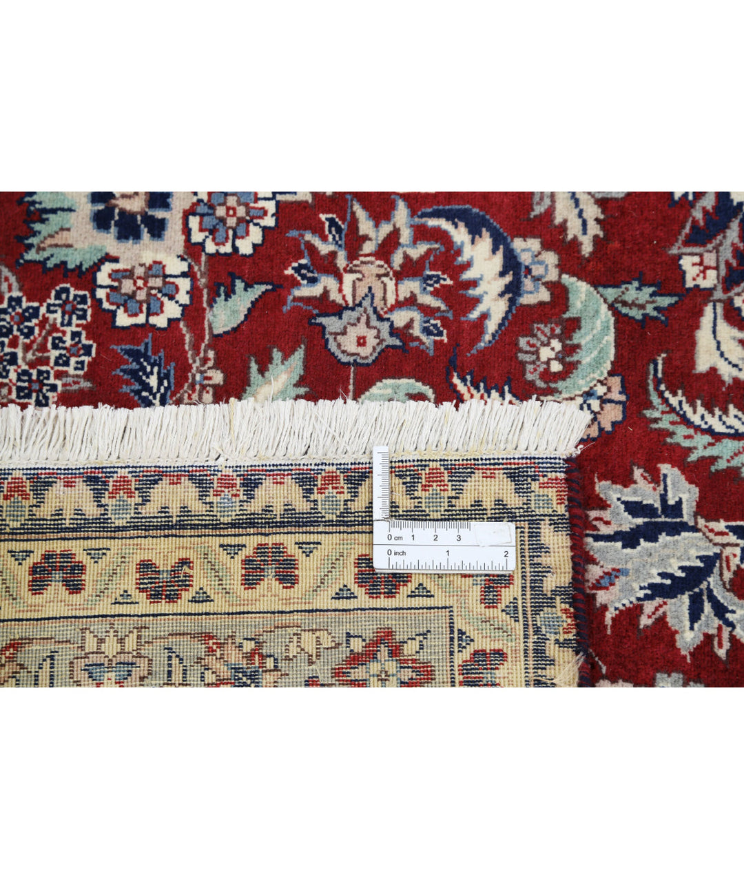 Afghan Isfahan Rug 8' 1" x 9' 11" Hand-Knotted | No. AT72944