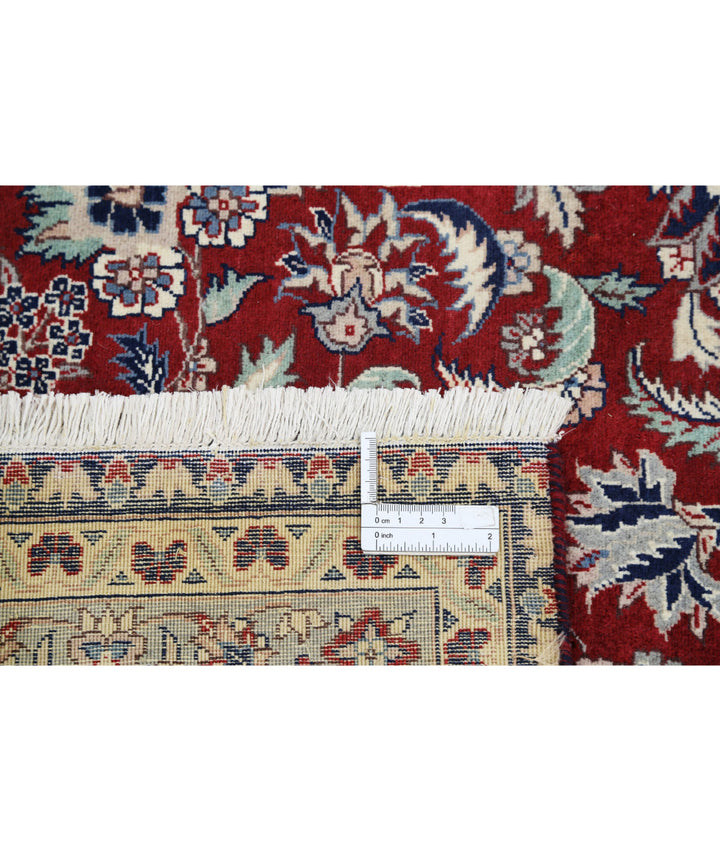 Afghan Isfahan Rug 8' 1" x 9' 11" Hand-Knotted | No. AT72944