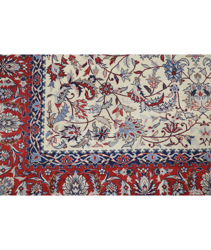 Afghan Isfahan Rug 6' 0" x 9' 1" Hand-Knotted | No. AT79271