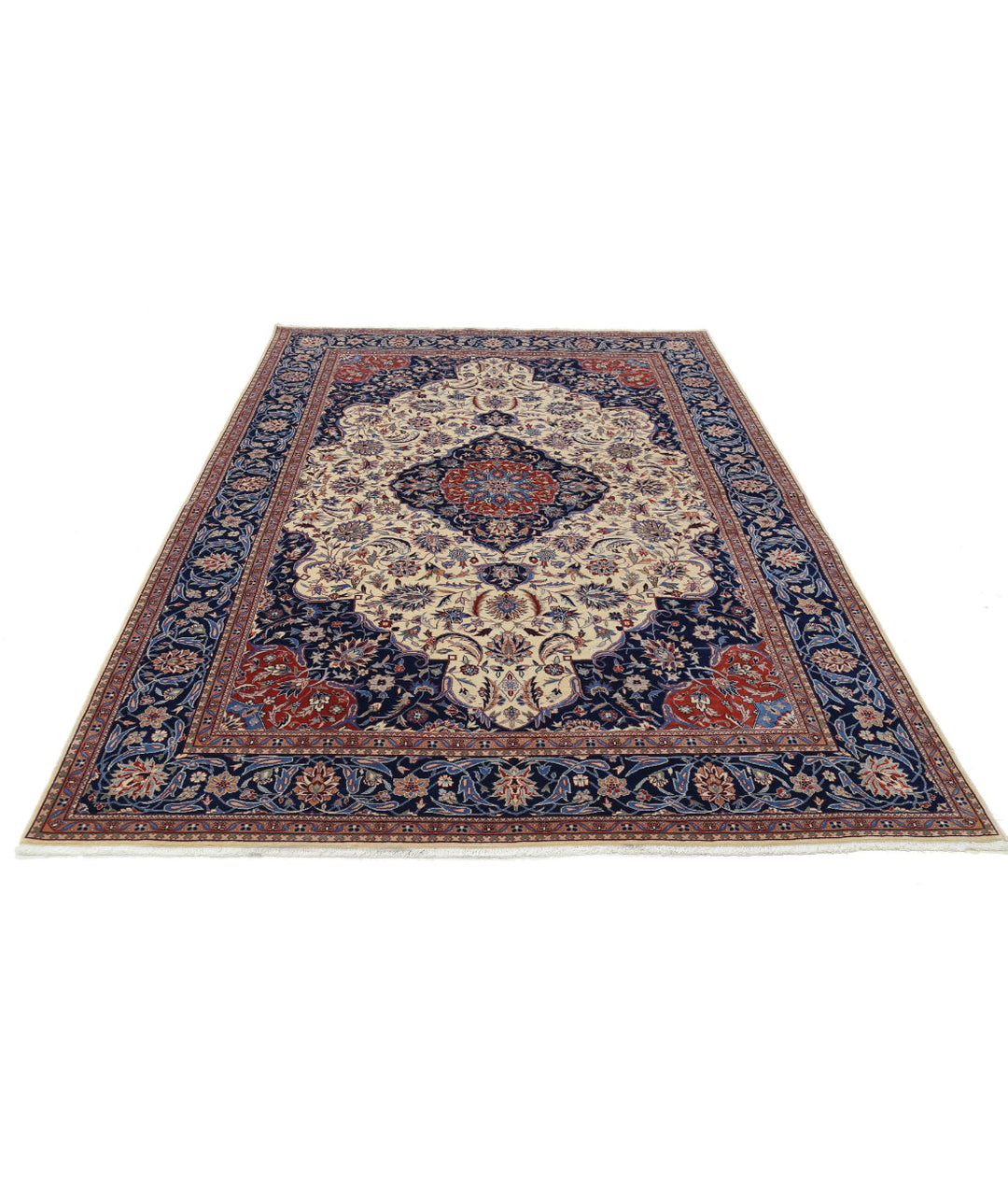 Afghan Heritage Oriental Rug 6' 0" x 8' 11" Hand-Knotted | No. AT44747
