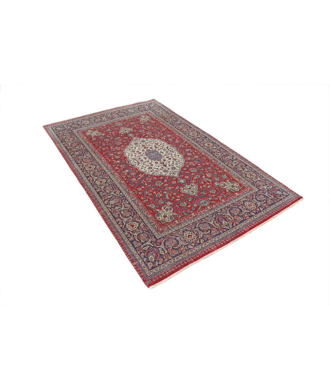 Afghan Oriental Rug 4' 7" x 7' 1" Hand-Knotted | No. AT52237
