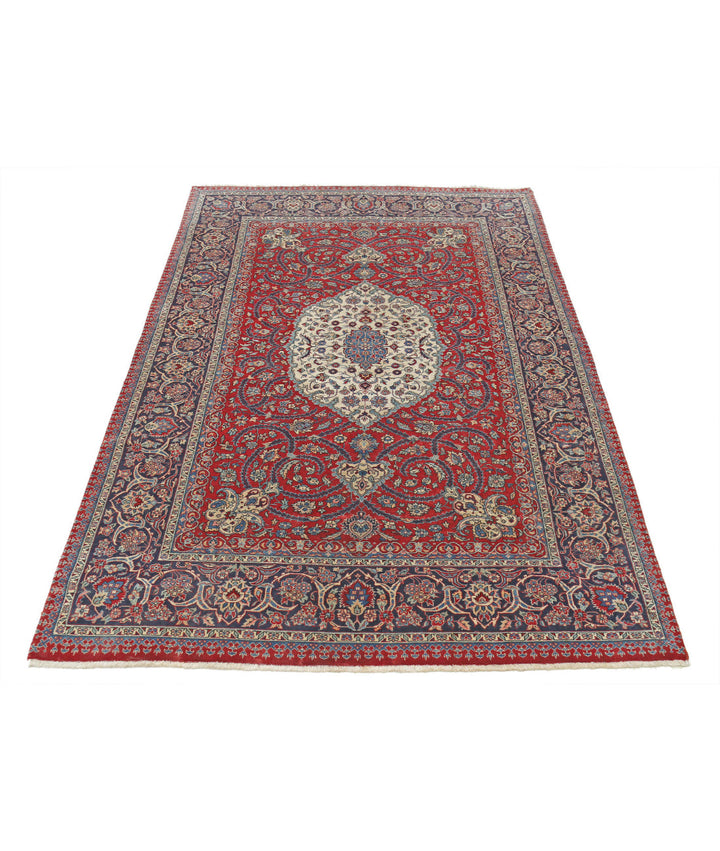 Afghan Oriental Rug 4' 7" x 7' 1" Hand-Knotted | No. AT52237