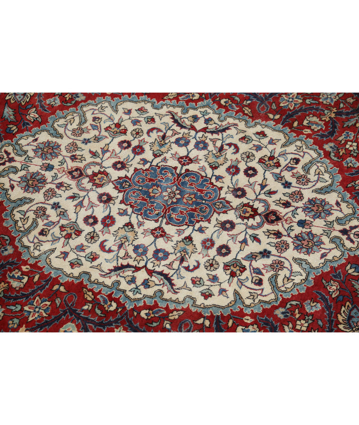 Afghan Oriental Rug 4' 7" x 7' 1" Hand-Knotted | No. AT52237