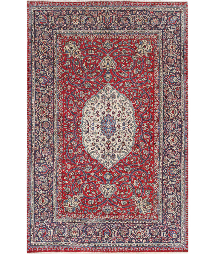 Afghan Oriental Rug 4' 7" x 7' 1" Hand-Knotted | No. AT52237